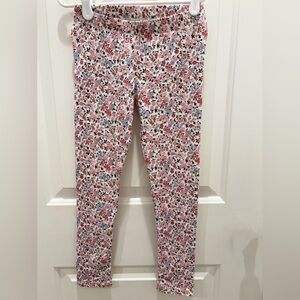 Janie and jack Floral Print Kids Leggings size 7